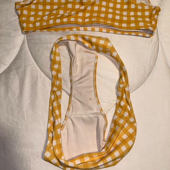 Yellow Plaid Bikini - Picture 7 of 7